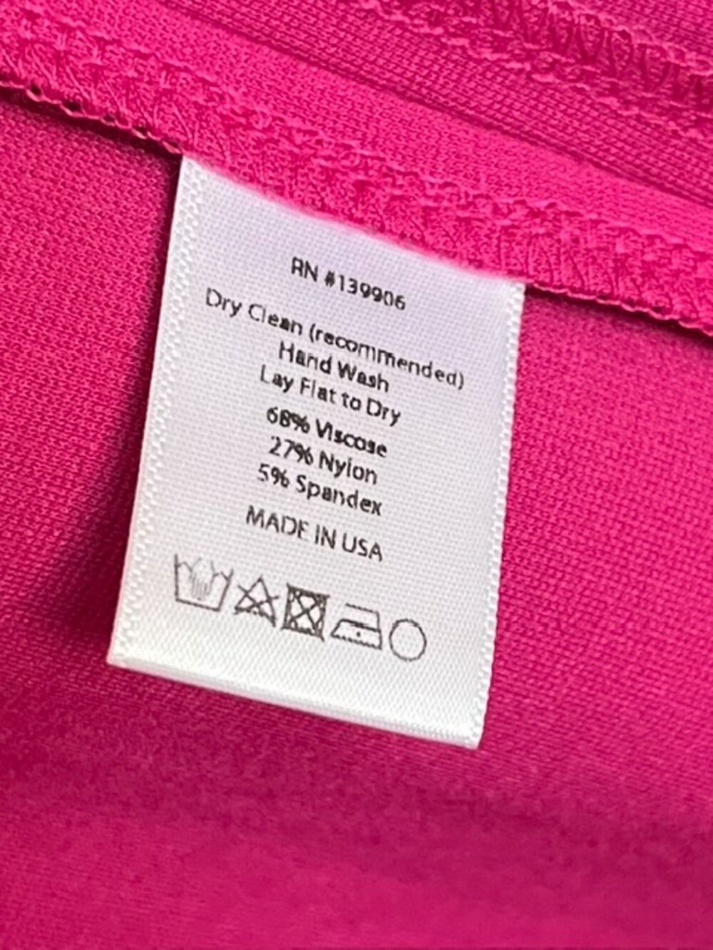 Ripley Rader Ponte Knit Oversized Blazer in Magenta | Size Large - Picture 10 of 10